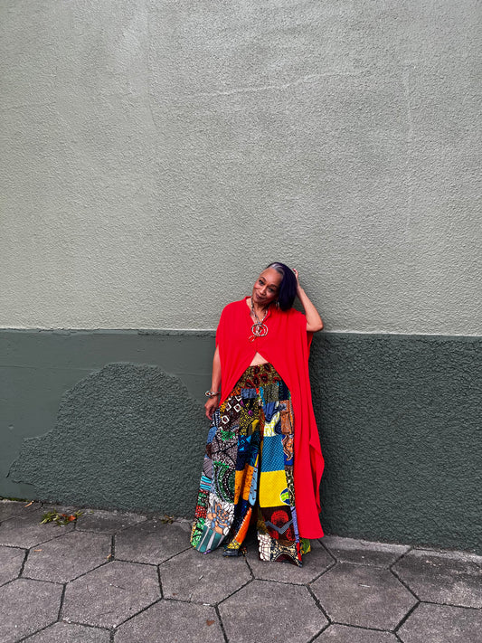 Canvas Wide Leg Pants