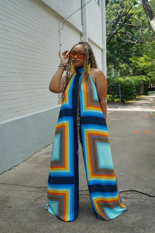 Santorini Sunset Jumpsuit
