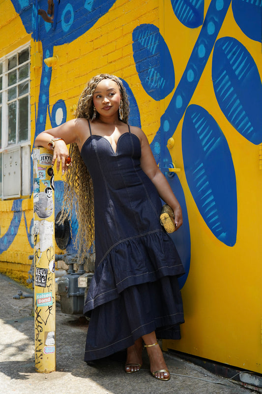 Indigo Muse Denim Maxi