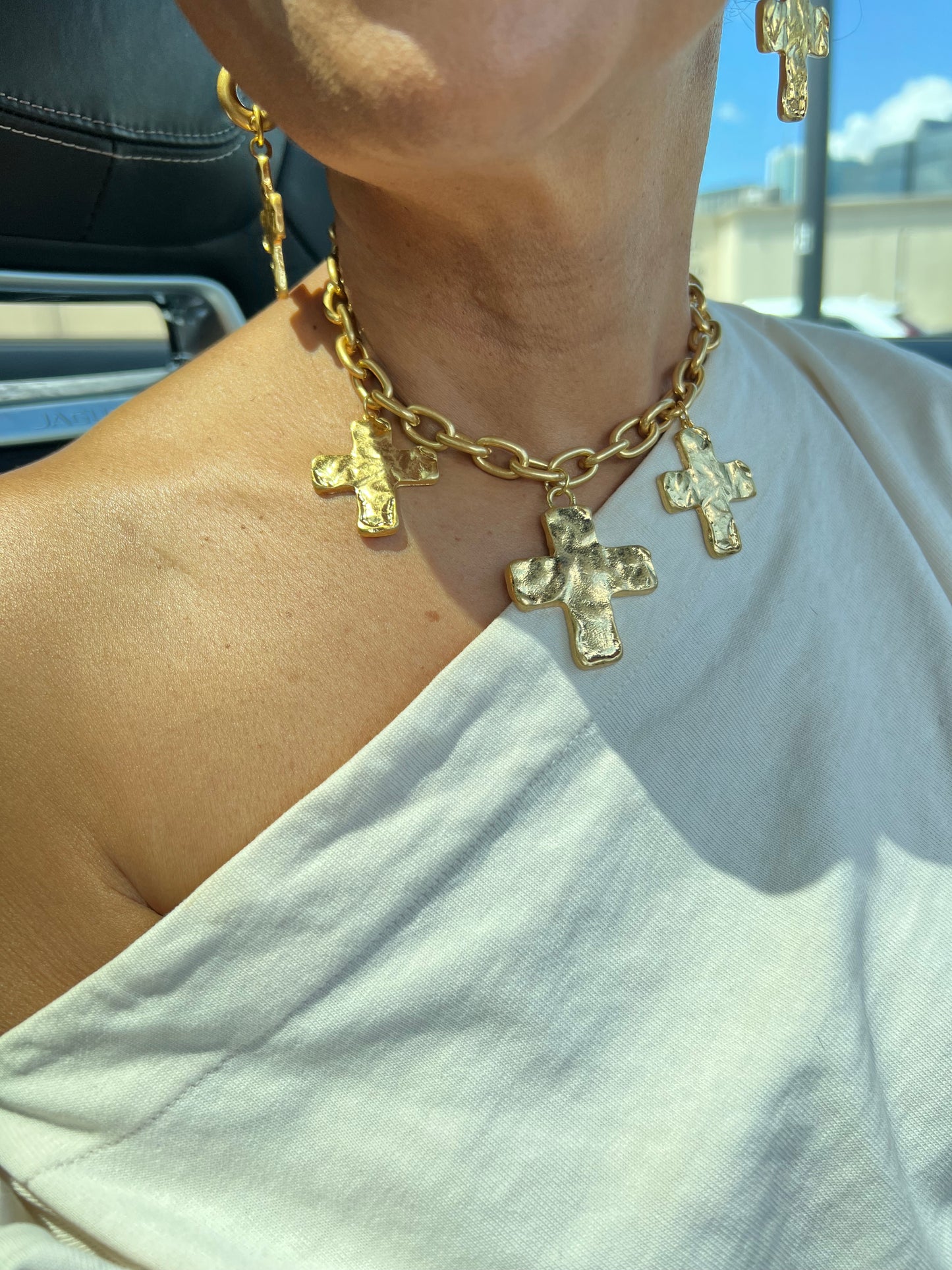 Core Cross Necklace