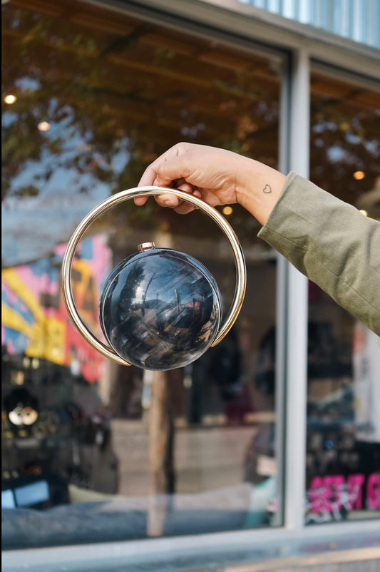 The Marble Globe Purse