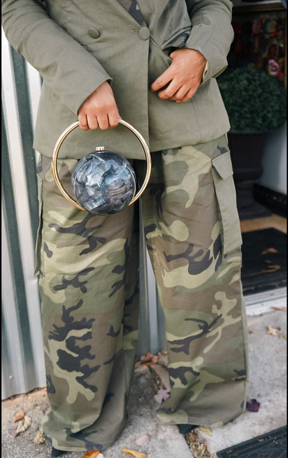 The Marble Globe Purse