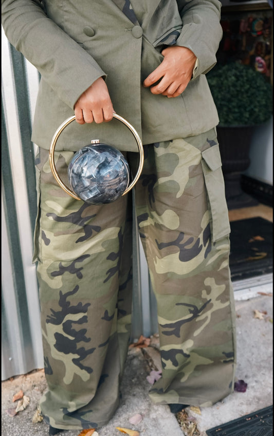 The Marble Globe Purse