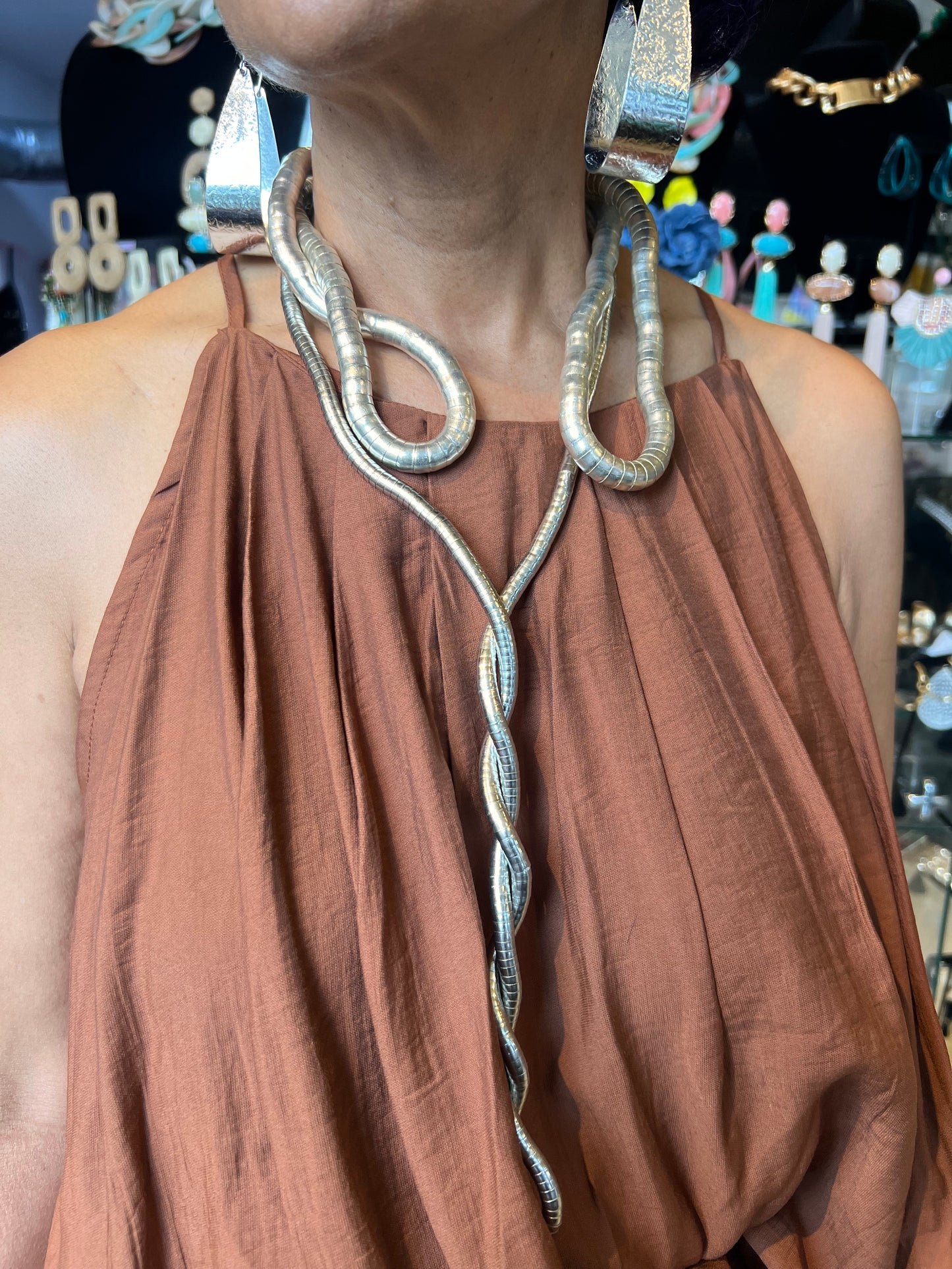 Sinclair snake necklace