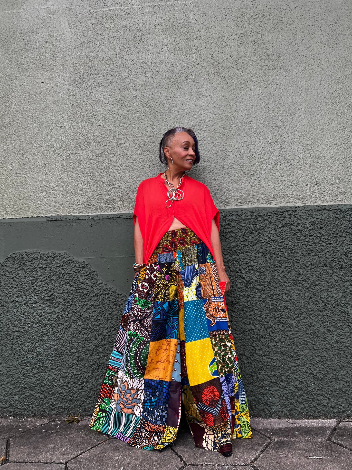 Canvas Wide Leg Pants