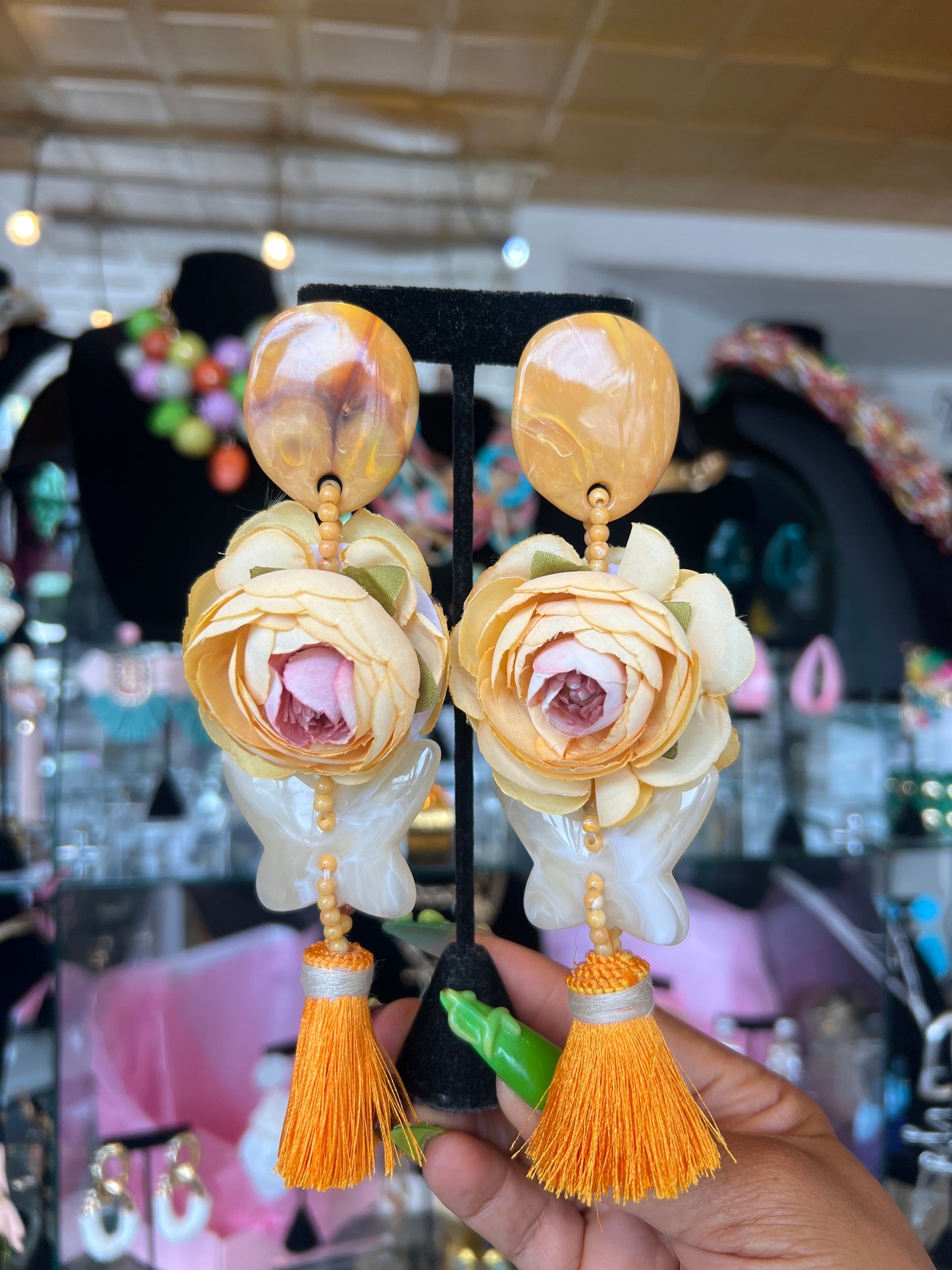 Rose Bloom Earring