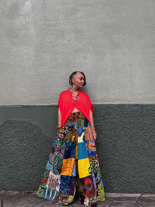 Canvas Wide Leg Pants