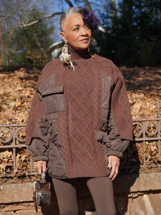 Aspen Quilted Sweater