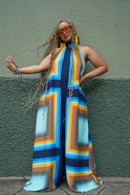 Santorini Sunset Jumpsuit