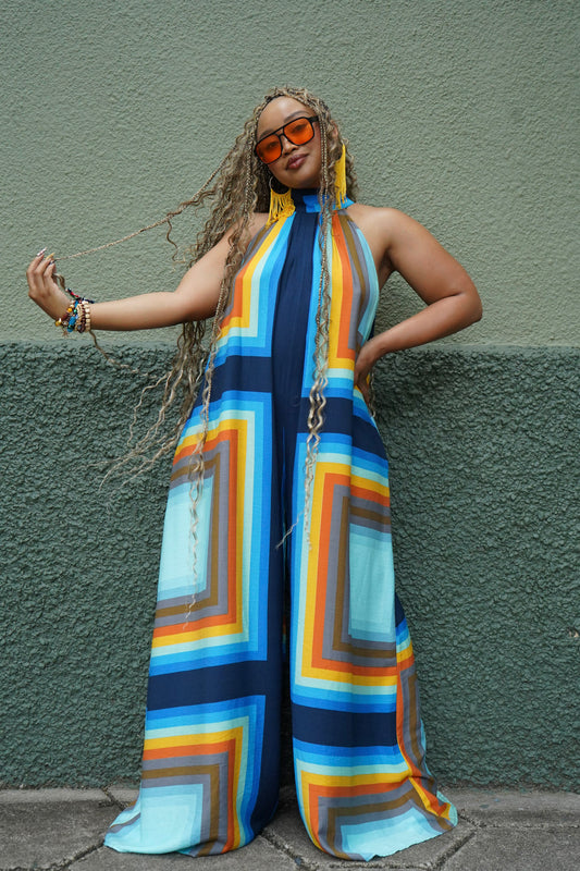 Santorini Sunset Jumpsuit
