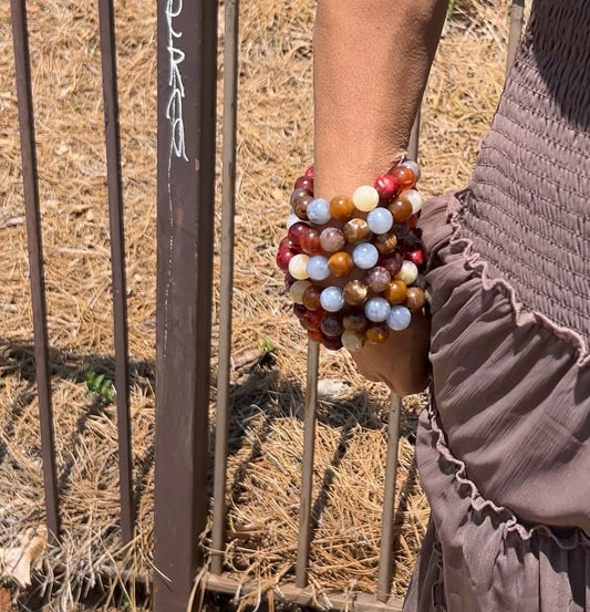 Chocolate Drop Bracelet Set
