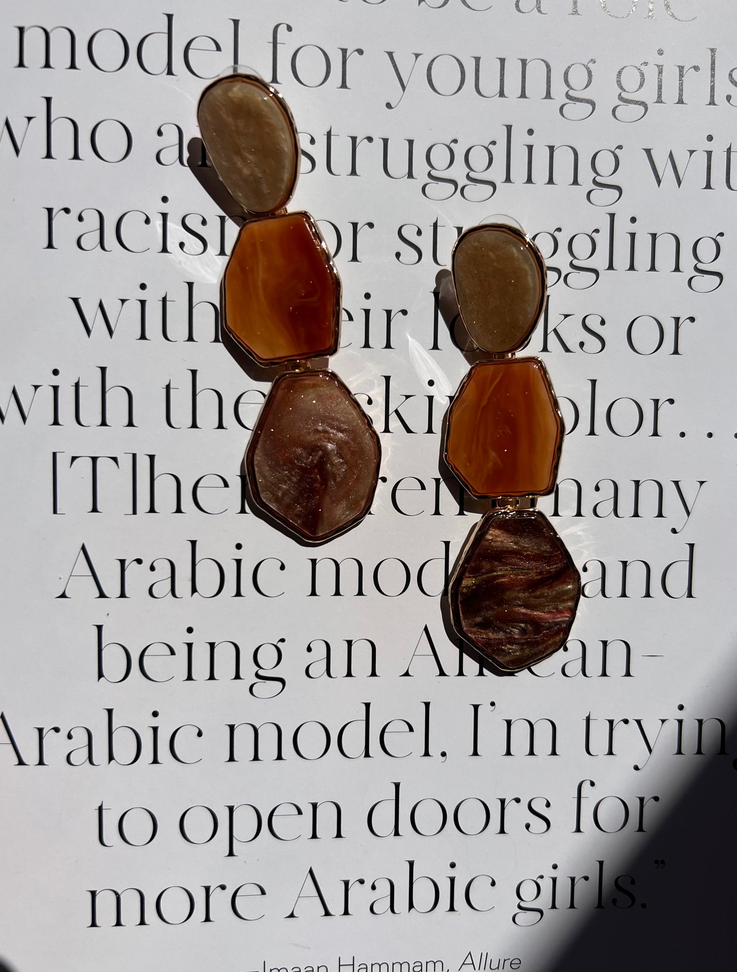 Celia Acrylic Earring