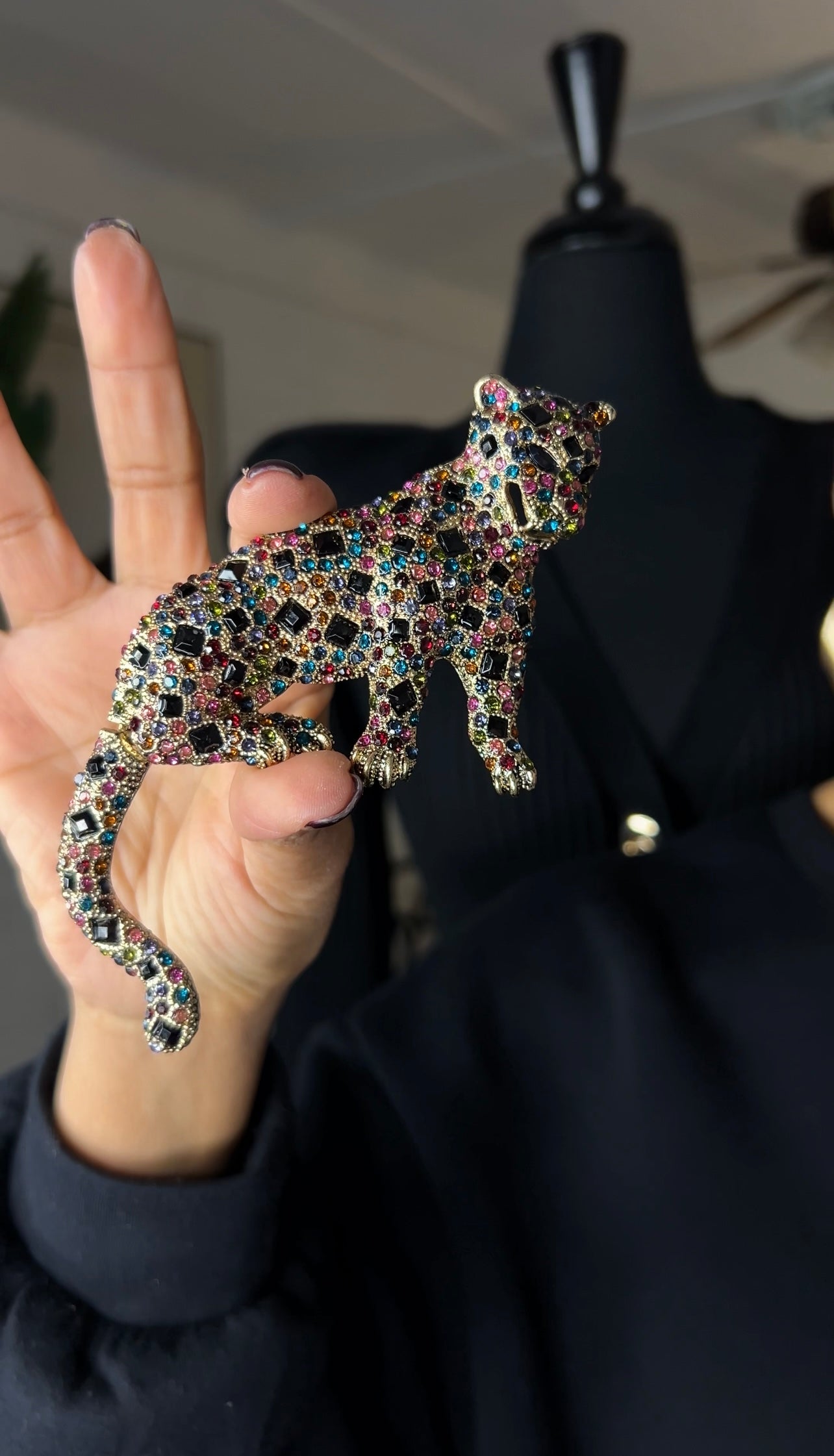 Jaquar Brooch