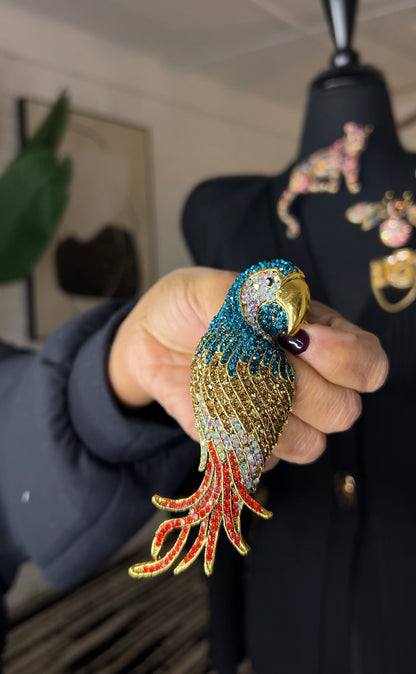 Parrot Brooch