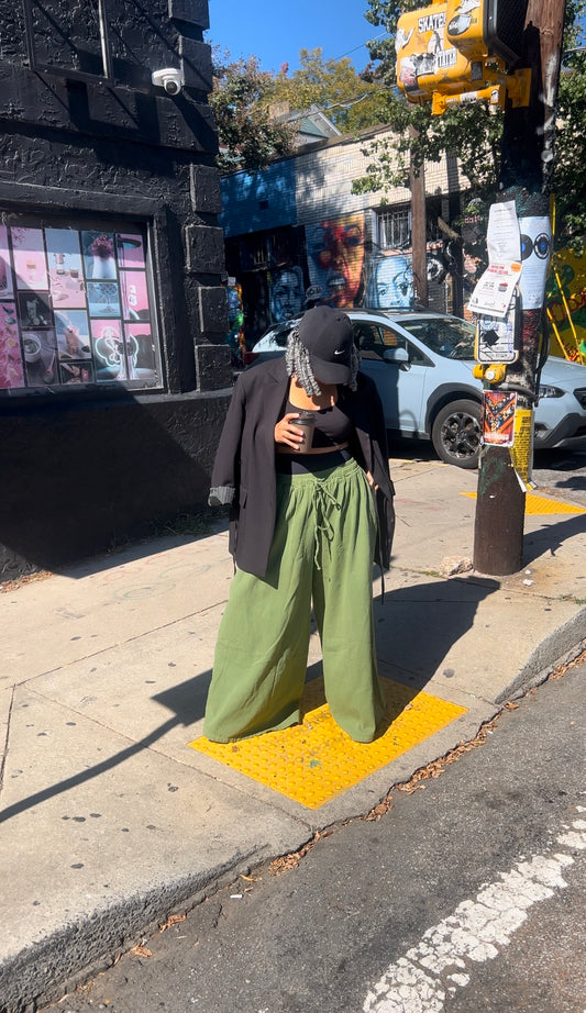 Olive Ultimate Wide Leg Pants