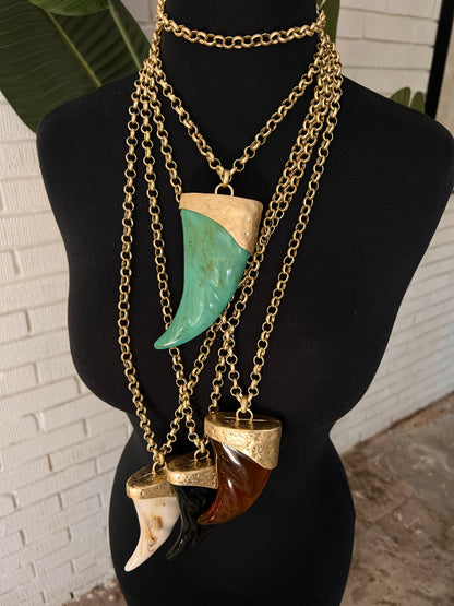 The Raw Tusk Necklace