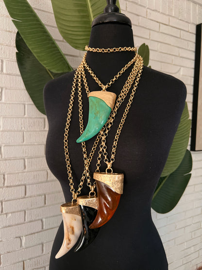 The Raw Tusk Necklace