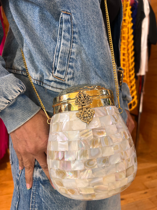 Esti Mother of Pearl Purse