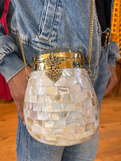 Esti Mother of Pearl Purse