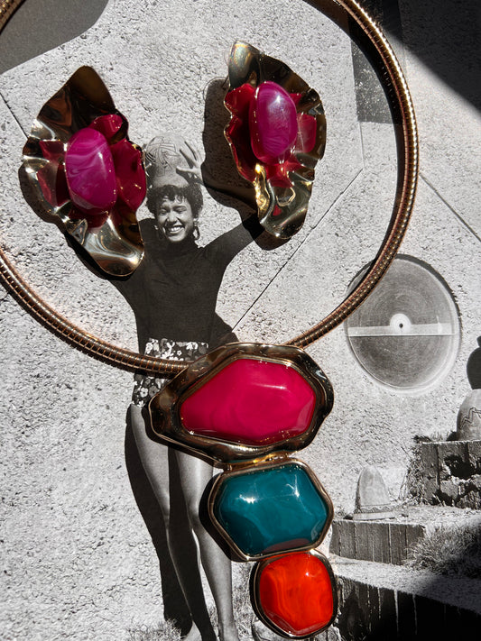 Gia Acrylic Necklace